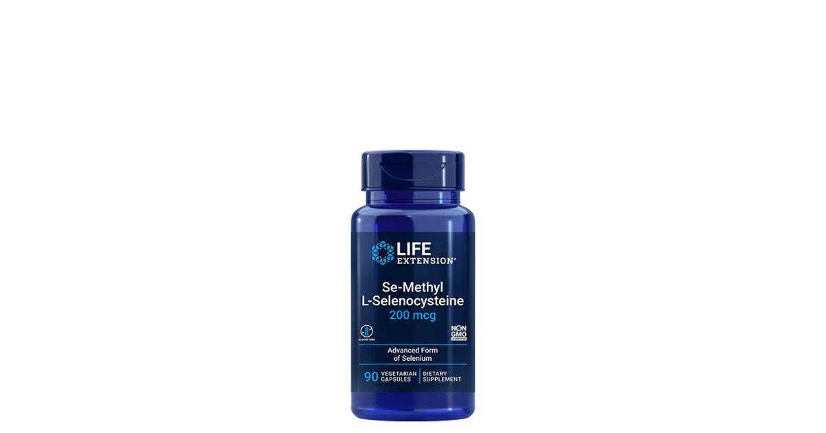 Complément Alimentaire Life Extension Se-Methyl-L-Selenocysteine - 200 Mcg De Sélénium, 90 Gélules