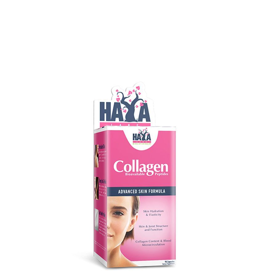 Kollagén peptid 500 mg, Haya Labs Collagen, 90 kapszula