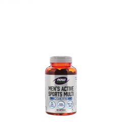 Sport multivitamin férfiaknak, Now Men's Active Sports Multivitamin, 90 kapszula