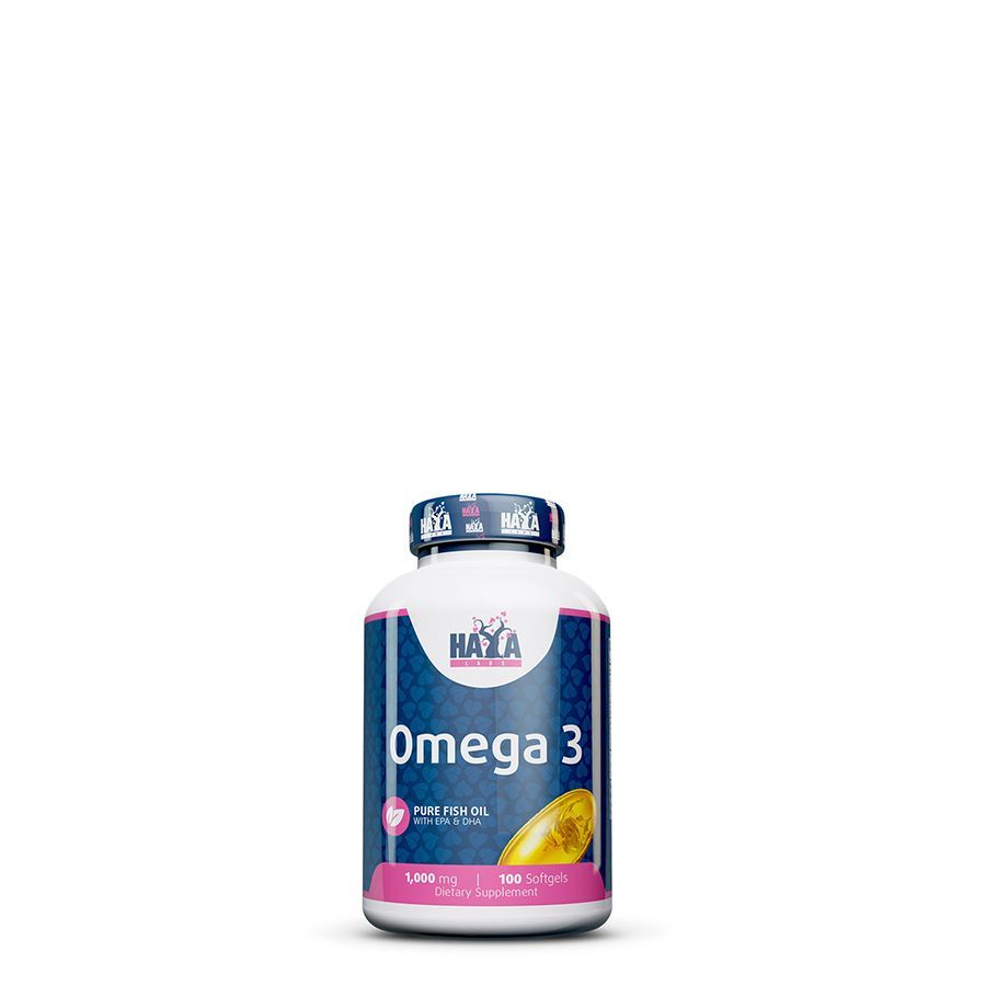Halolaj 1000 mg, 180/120 EPA/DHA , Haya Labs Omega 3, 100 kapszula