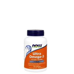 Nagydózisú halolaj 500 EPA/ 250 DHA, Now Ultra Omega-3, 90 kapszula
