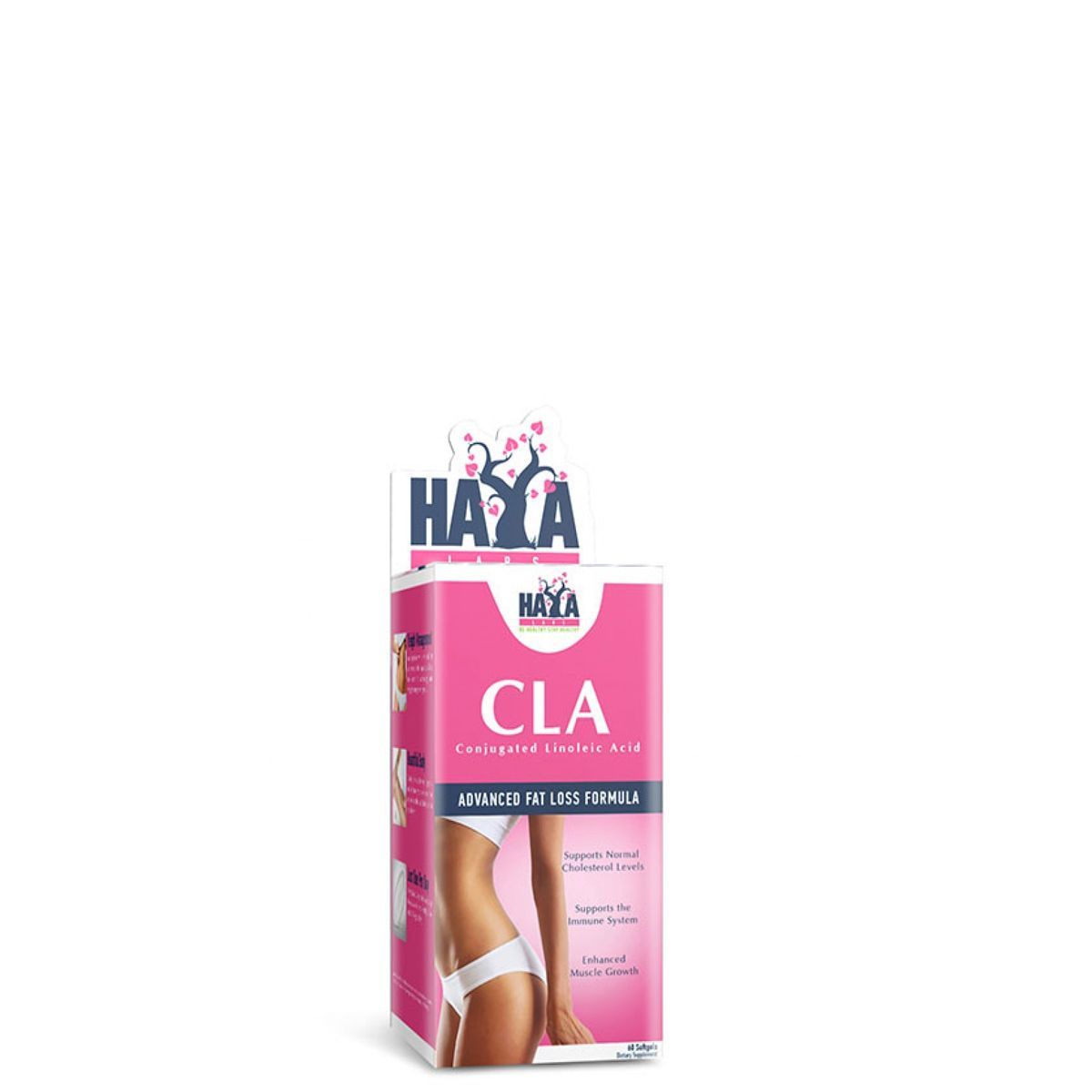 Konjugált linolsav 1000 mg, Haya Labs CLA Advanced Fat Loss Formula, 60 lágykapszula