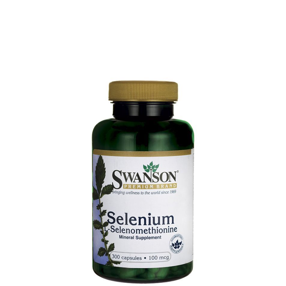 Szelenometionin szelén, Swanson Selenium, 300 kapszula