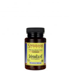 Szerves kötésű szelén, Swanson Selenoexcell, 60 kapszula