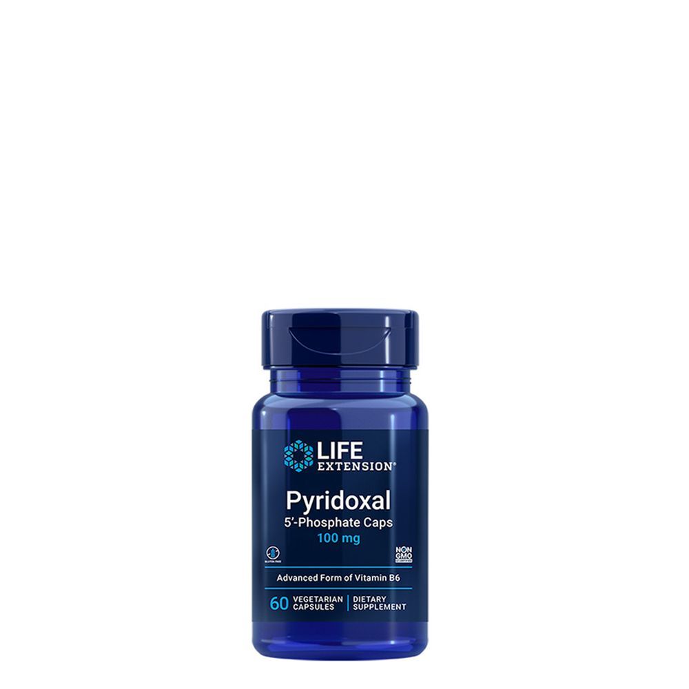 P 5-P 100 mg, Life Extension Pyridoxal 5'-Phosphate, 60 kapszula