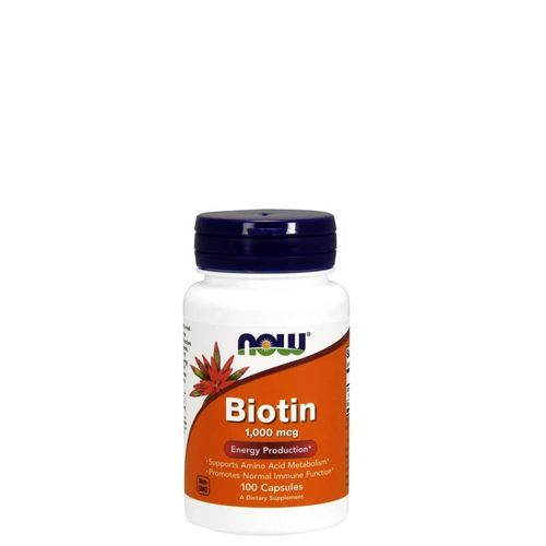 Biotin 1000 mcg, Now Biotin, 100 kapszula