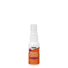 D3 és K2 liposzómás spray, Now Vitamin D-3 & K-2 Liposomal Spray, 59 ml