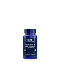 E-vitamin komplex, tokoferolok és tokotrienolok, Life Extension Gamma E, 60 gélkapszula