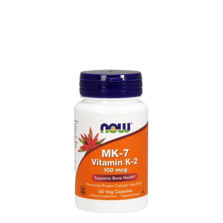 MK-7 K2 vitamin 100 mcg, Now MK-7 Vitamin K-2, 60 kapszula