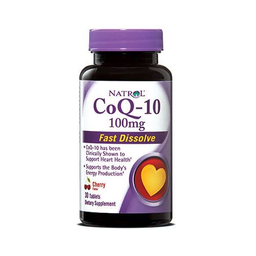Q10 koenzim 100 mg, Natrol CoQ-10, 30 tabletta