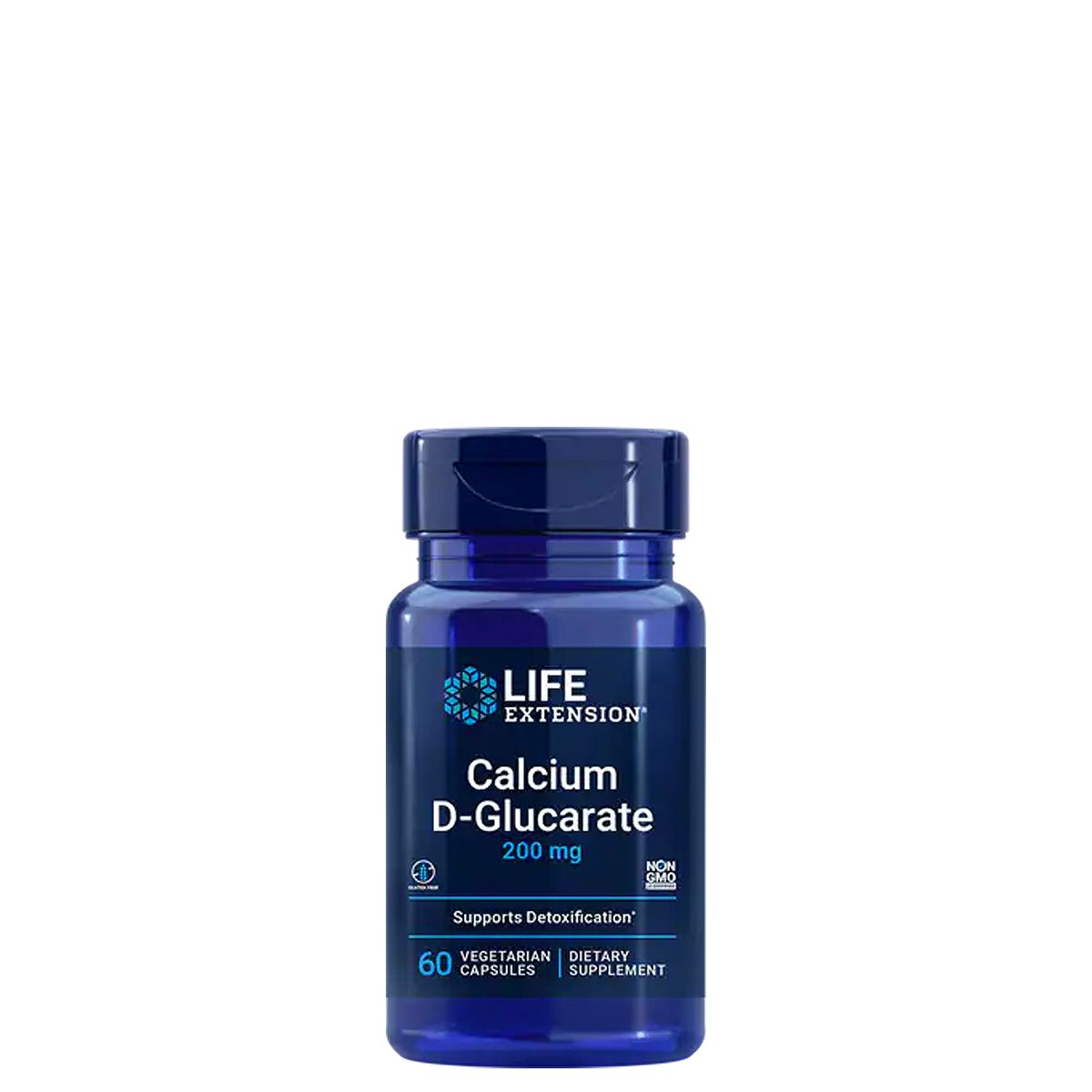 Kálcium D-glukarát 200 mg, Life Extension Calcium D-Glucarate, 60 kapszula
