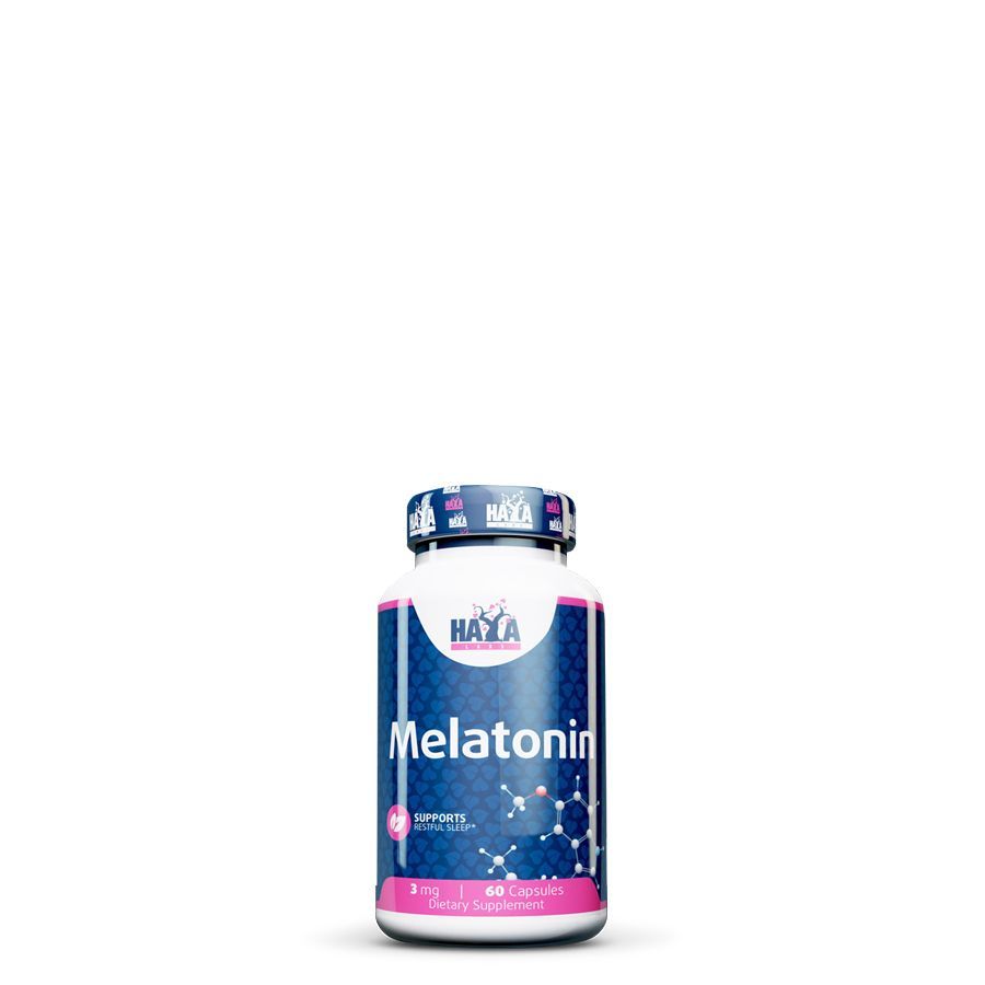 Melatonin 3 mg, Haya Labs Melatonin, 60 kapszula