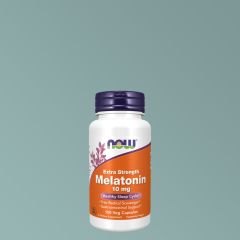 Melatonin extra dózisú 10 mg, Now Extra Strength Melatonin, 100 kapszula