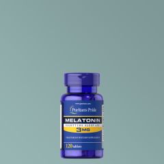 Melatonin 3 mg, Puritan's Pride Melatonin, 120 tabletta