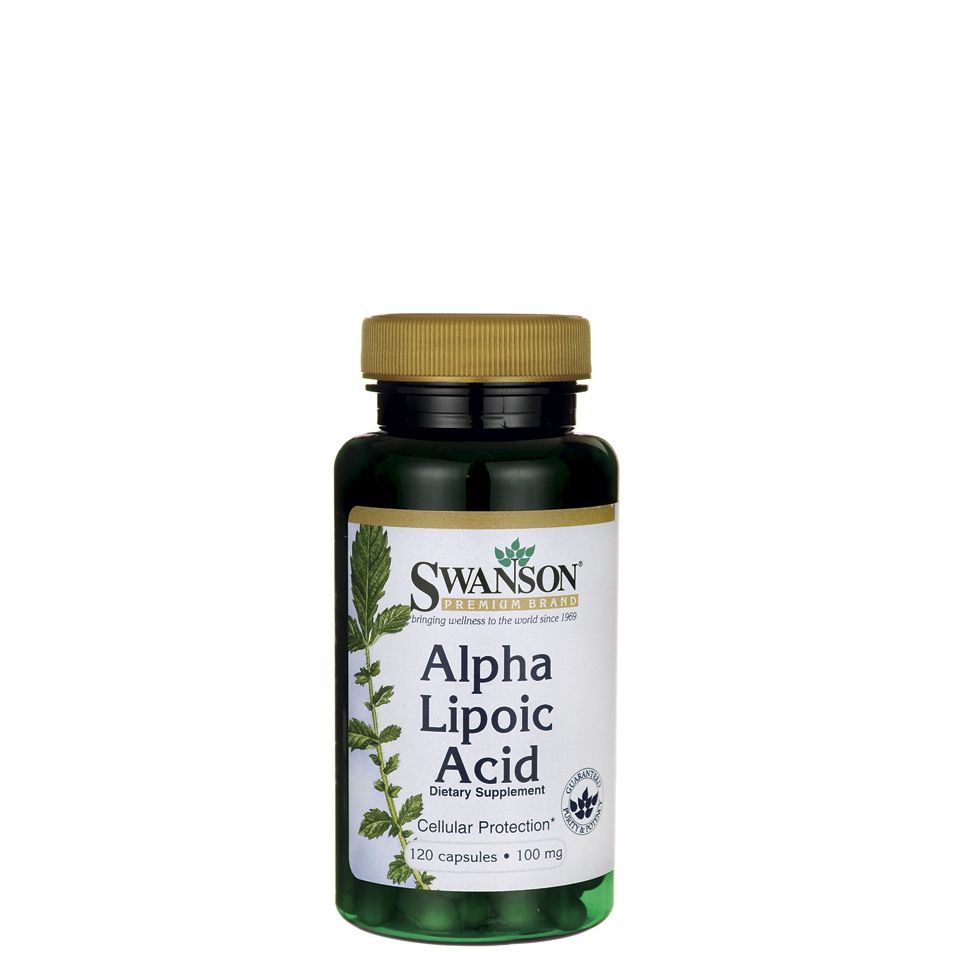 Alfa liponsav 100 mg, Swanson Alpha Lipoic Acid ALA, 120 kapszula Alfa liponsav 100 mg, Swanson Alpha Lipoic Acid ALA, 120 kapszula