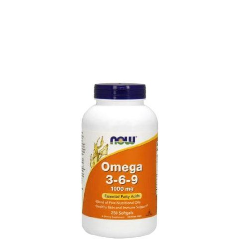Omega 3-6-9 komplex 1000 mg, Now Omega 3-6-9, 100 kapszula