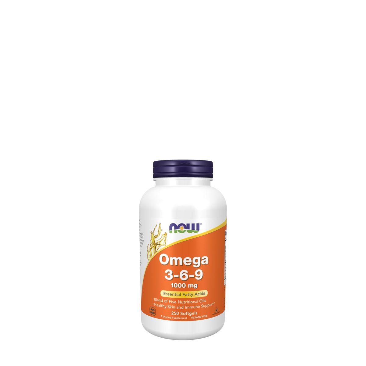 Omega 3-6-9 komplex 1000 mg, Now Omega 3-6-9, 250 kapszula