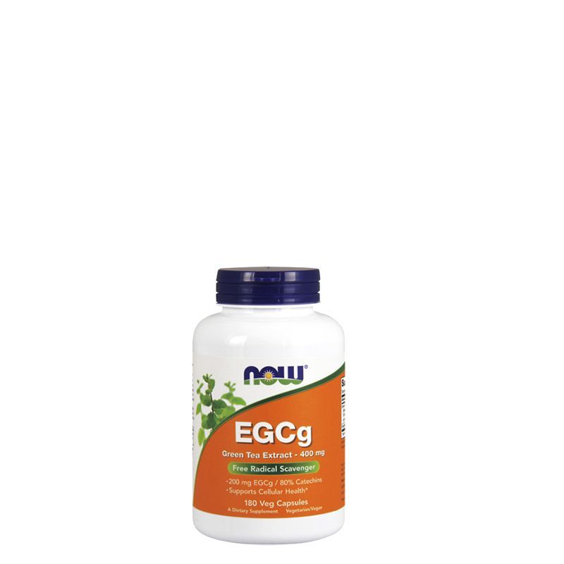 EGCG zöldtea kivonat, Now EGCG Green Tea Extract, 180 kapszula