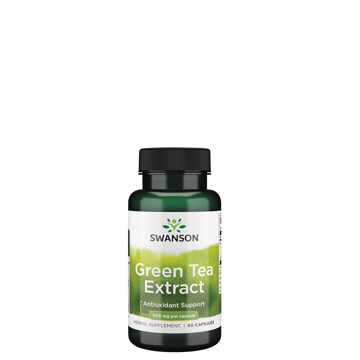 Zöldtea kivonat 500 mg, Swanson Green Tea, 60 kapszula