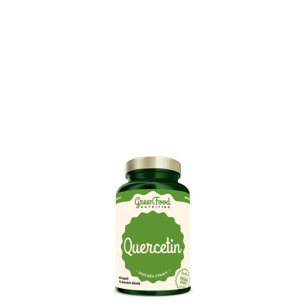 Kvercetin 250 mg, GreenFood Nutrition Quercetin, 90 kapszula