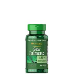 Fűrészpálma 450 mg, Puritan's Pride Saw Palmetto, 100 kapszula
