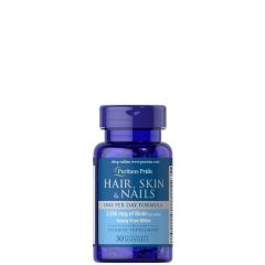 Haj, bőr és köröm szépségformula, Puritan's Pride Hair Skin & Nails, 30 kapszula