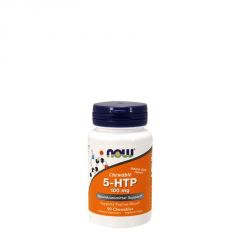 5-hidroxi-triptofán 100 mg, Now Chewable 5-HTP, 90 rágótabletta