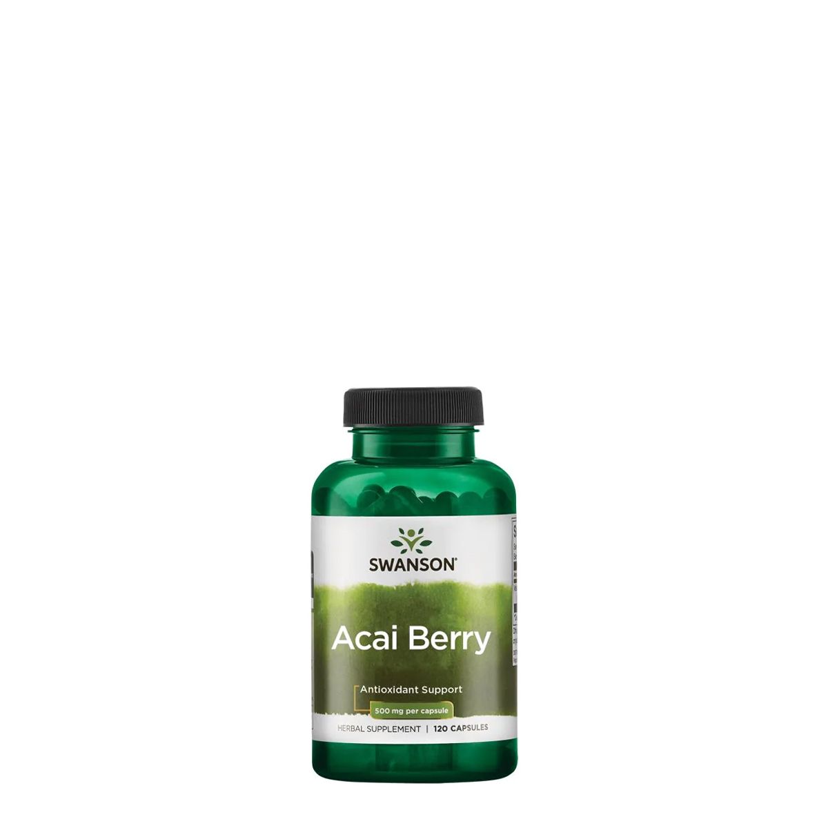 Acai bogyó 4:1 koncentrátum 500 mg, Swanson Acai Berry, 120 kapszula