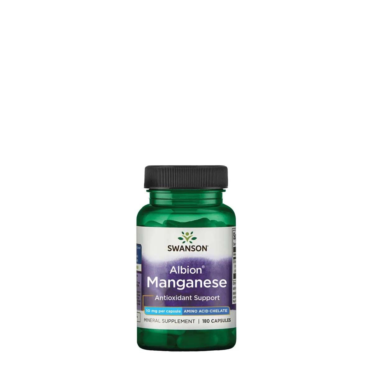 Mangán-kelát 10 mg, Swanson Albion Manganese, 180 kapszula