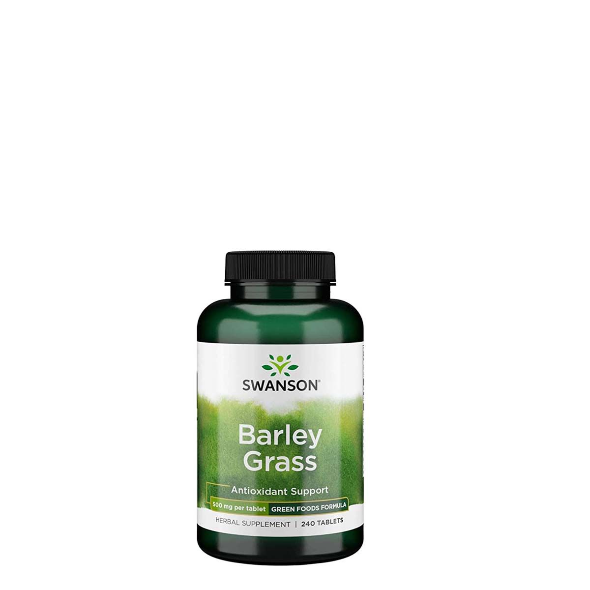 Árpafű 500 mg, Swanson Barley Grass Antioxidant Support, 240 tabletta