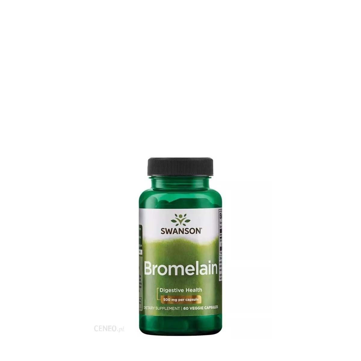 Bromelain enzim 500 mg, Swanson Bromelain, 60 kapszula