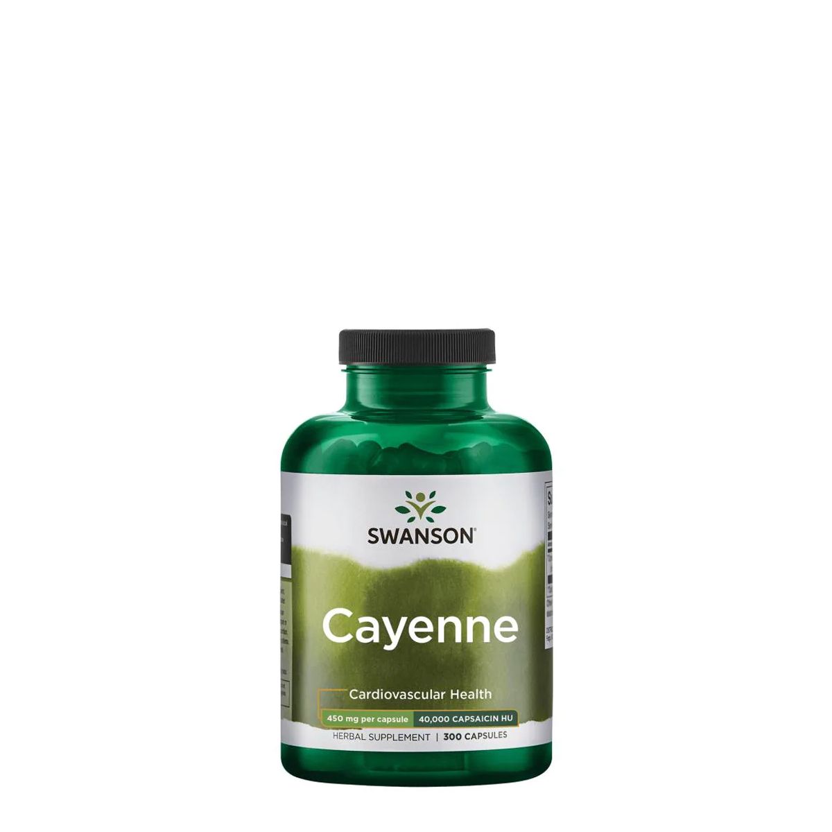 Cayenne paprika 450 mg, Swanson Cayenne, 300 kapszula