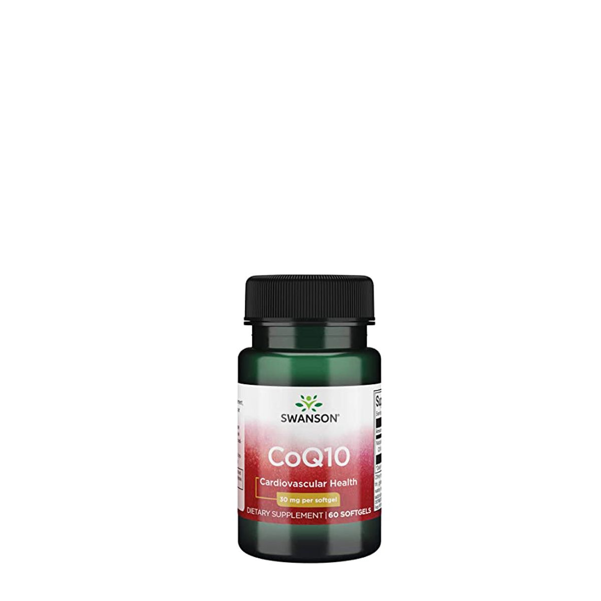 Q10 koenzim 30 mg, Swanson CoQ10, 60 kapszula