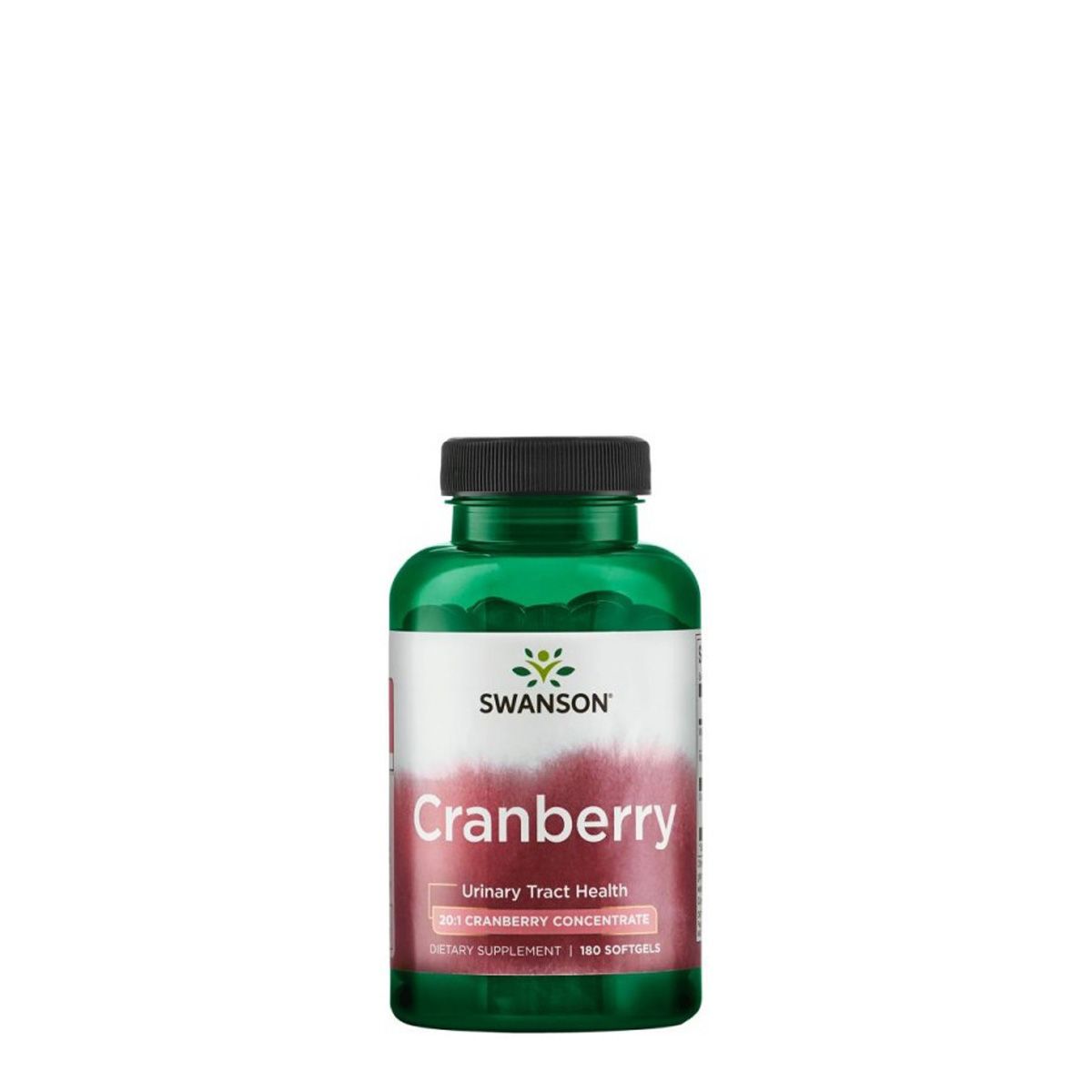 Tőzegáfonya 20:1 arányú koncentrátum, Swanson Cranberry, 180 gélkapszula