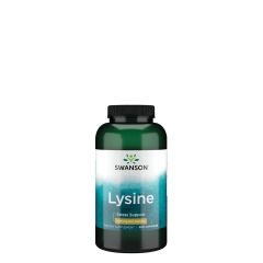 L-lizin aminosav 500 mg, Swanson Free-Form L-Lysine, 300 kapszula