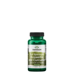 Boswellia és kurkuma, Swanson Full Spectrum Boswellia & Curcumin, 60 kapszula