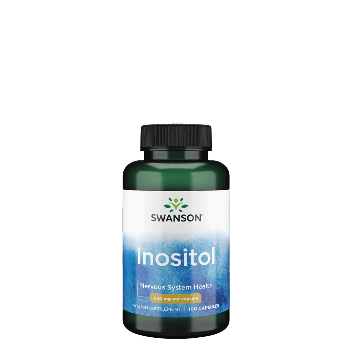 Inozitol 650 mg, Swanson Inositol, 100 kapszula