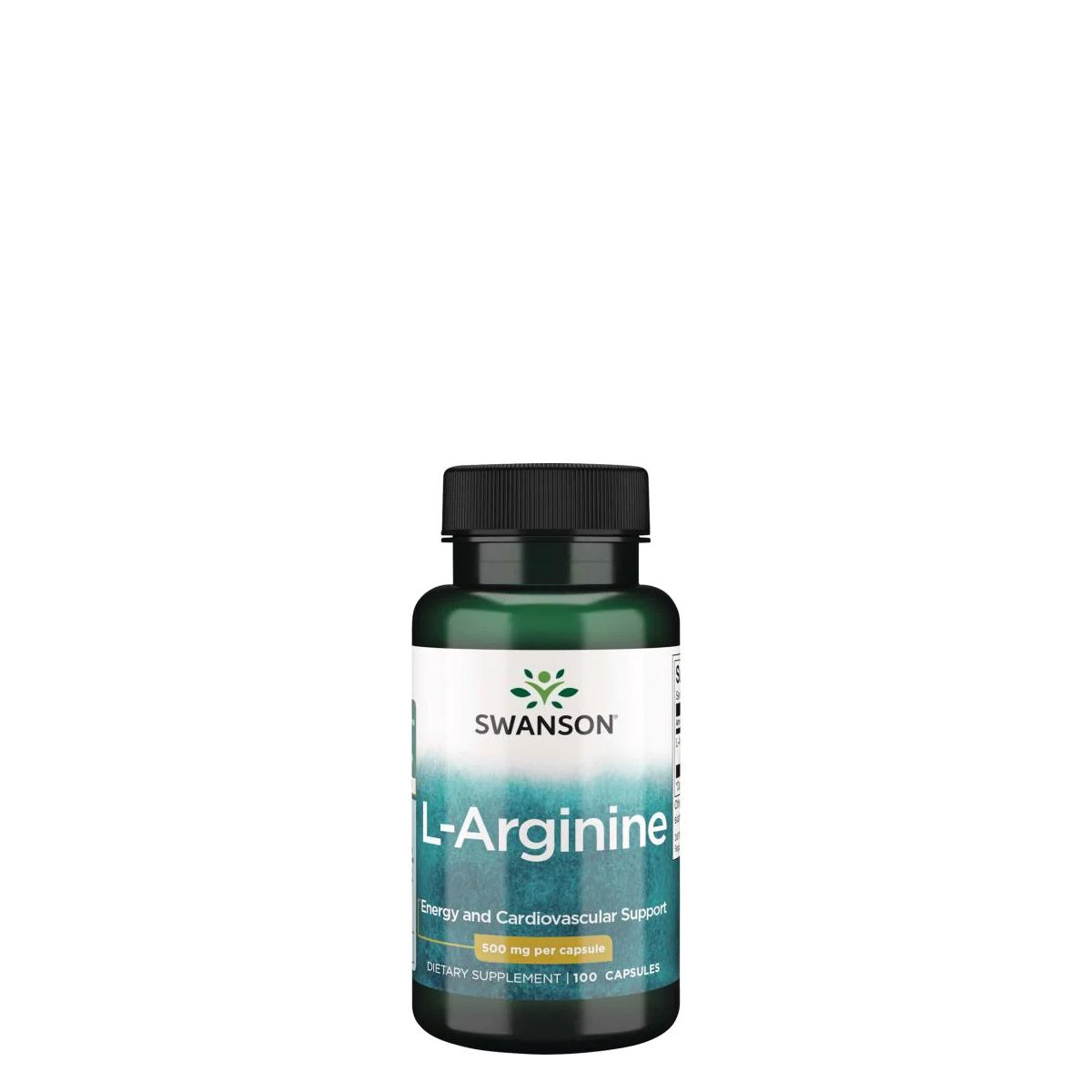 L-arginin aminosav 500 mg, Swanson L-Arginine, 100 kapszula