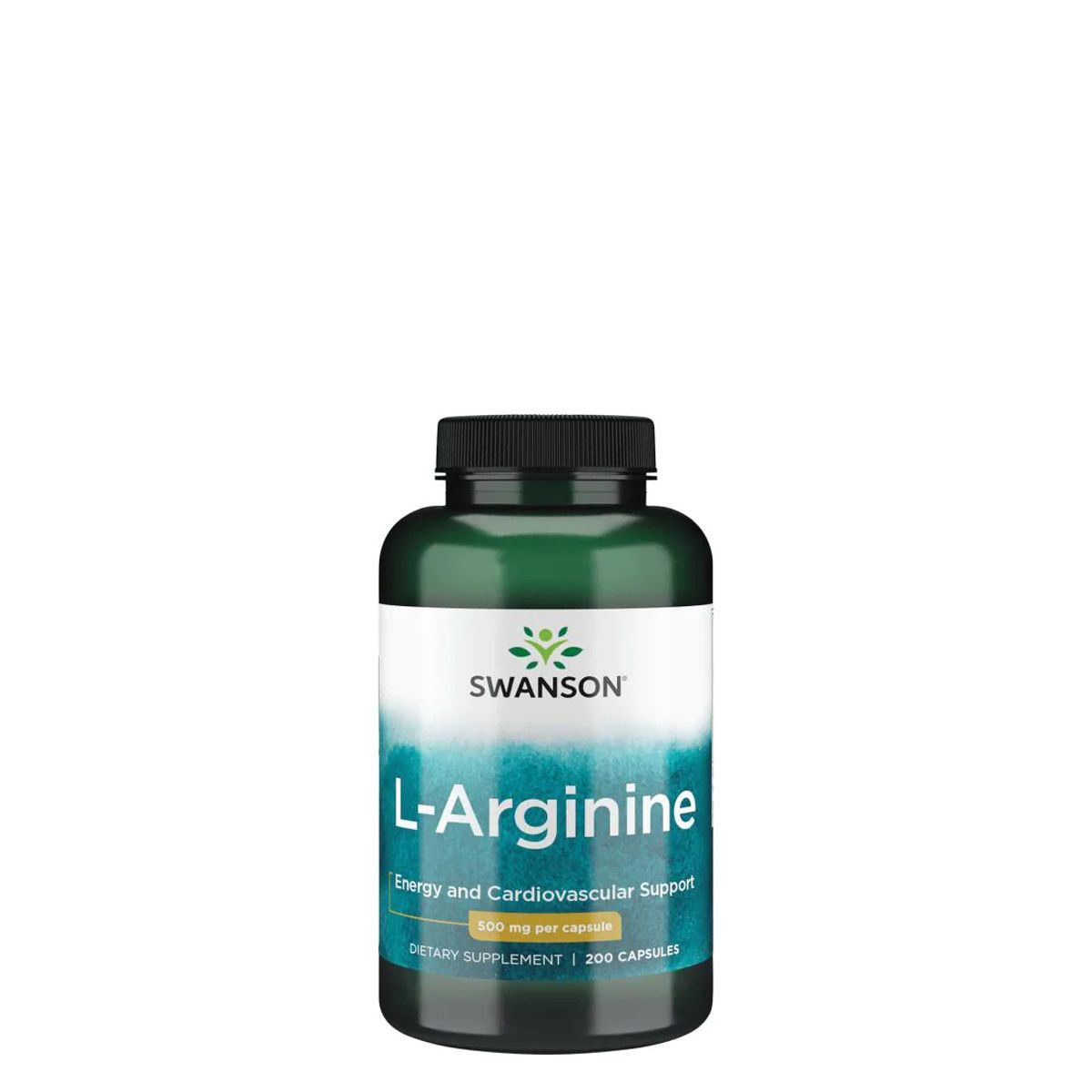 L-arginin aminosav 500 mg, Swanson L-Arginine, 200 kapszula