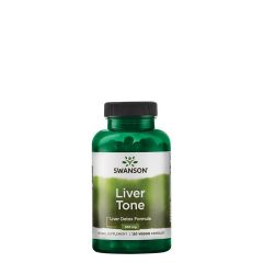 Májtisztító komplex 7 gyógynövénnyel, Swanson Liver Tone, 120 kapszula