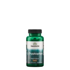 L-triptofán aminosav 500 mg, Swanson L-Tryptophan, 60 kapszula