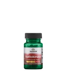 Nattokináz 100 mg 2000 FU, Swanson Nattokinase, 30 kapszula