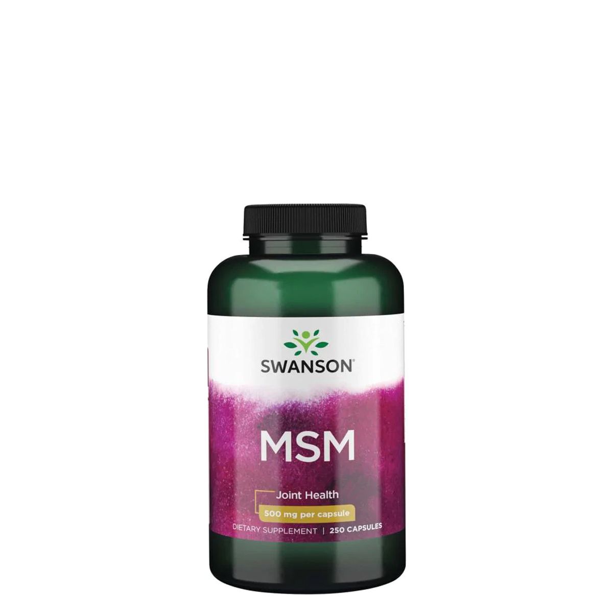 MSM 500 mg, Swanson MSM, 250 kapszula