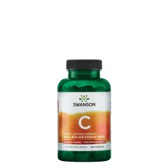 C-vitamin 500 mg, Swanson Vitamin C with PureWay-C, 90 kapszula