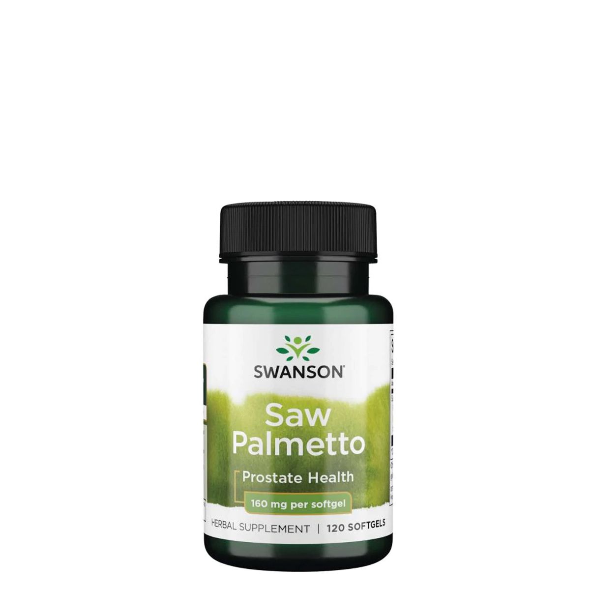 Fűrészpálma standardizált kivonat 160 mg, Swanson Saw Palmetto Extract Palmetto Pure, 120 kapszula