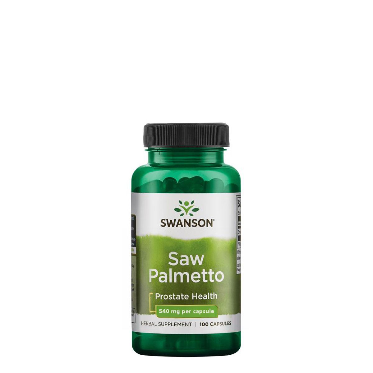 Fűrészpálma 540 mg, Swanson Saw Palmetto, 100 kapszula