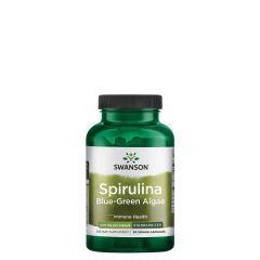 Spirulina természetes kékmoszatból (phycocyanine), Swanson Spirulina, 90 kapszula