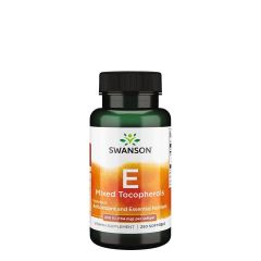 E-vitamin kevert tokoferolokkal, Swanson Vitamin E Mixed Tocopherols, 250 kapszula