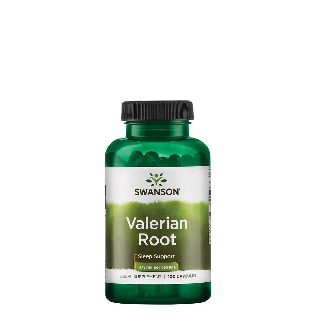 Valeriana gyökér 475 mg, Swanson Valerian Root from Valeriana Officinalis, 100 kapszula