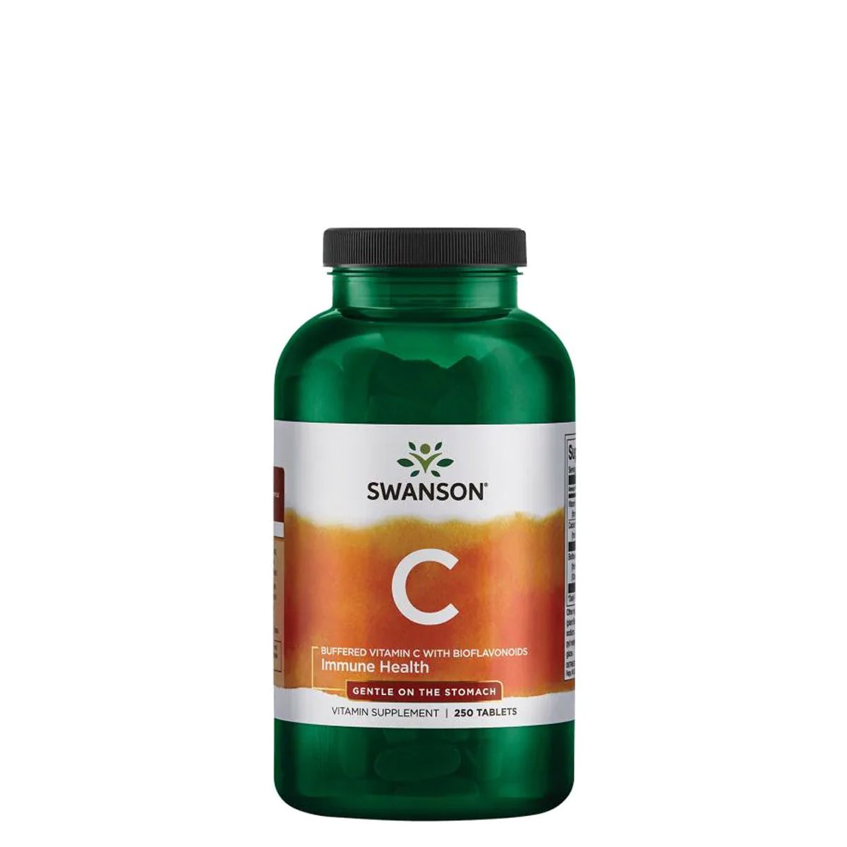 Pufferelt C-vitamin 1000 mg, Swanson Vitamin-C Buffered, 250 tabletta
